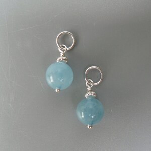 [Julie Vos] Jolie Hoop & Charm Earring Aquamarine Blue main image 0