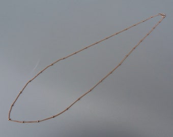 Rose Gold Satellite Chain, Rose Gold Necklace,16 Inch, 18 Inch, 20 Inch,Rose Gold Satellite Necklace,For Charms, Popular Chain, Gift For Her