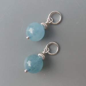 Honeybee Hoop & Charm Earring Aquamarine main image 0