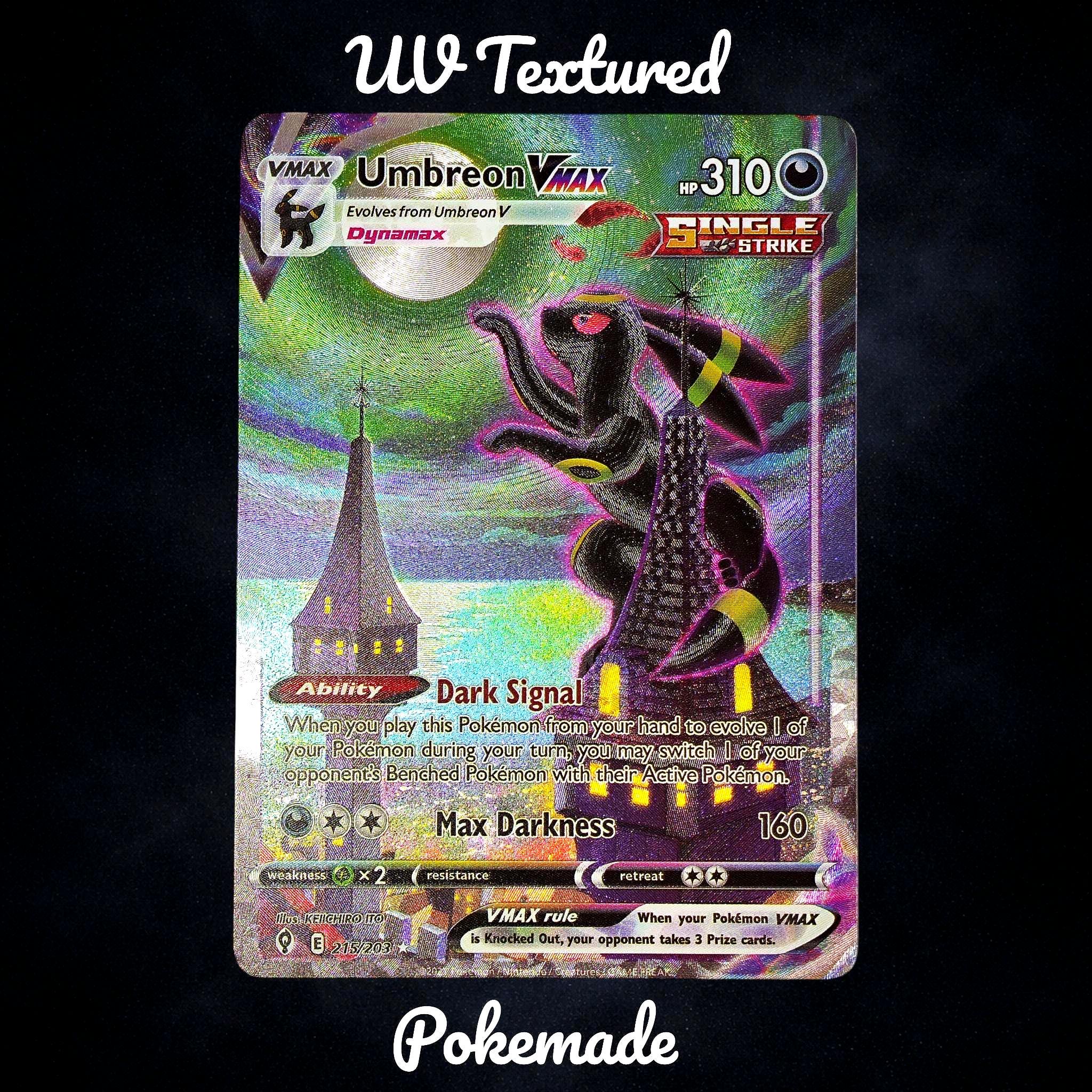 Umbreon Vmax - Etsy