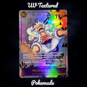 Monkey D. Luffy Manga SP05-119 Card, One Piece Proxy, UV Textured