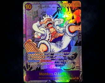 Monkey D. Luffy Manga SP05-119 Card, One Piece Proxy, UV Textured