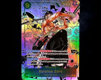 Roronoa Zoro OP06-118 – Englische Manga Proxy Karte