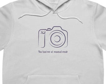 Camera Design Hoodie: Photography Lover Gift