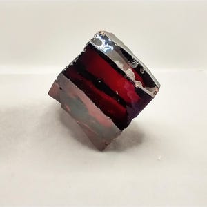 Garnet Red Cubic Zirconia Lab Created Synthetic Faceting Rough