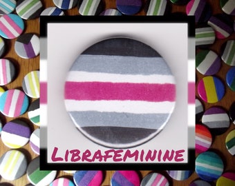 Librafeminine Pride 1" button badge