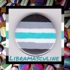 Libramasculine Pride 1" button badge