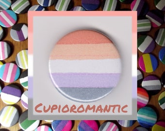 Cupioromantic Pride 1" button badge