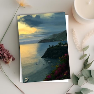 Cinque Terre - 15 x 21 cm Grußkarte (5er Pack mit Umschlägen)