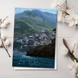 Amalfi - Tarjeta de felicitación de 5,8" x 8,2" (paquete de 5 con sobres)
