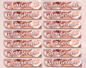 Cozy Cafe Discord Banner Pack | 15 Server Decorations (Digital Download