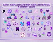 1000+ Discord Emoji Pack | Aesthetic Twitch Streamer Set