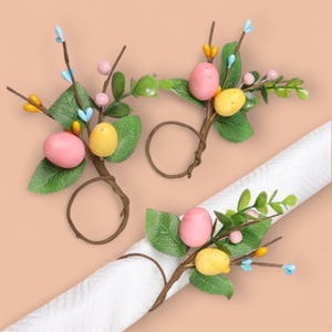 Ostern Ei Serviettenringe, Ei Serviettenhalter, Frühling Tischdekoration, Hochzeitsdeko