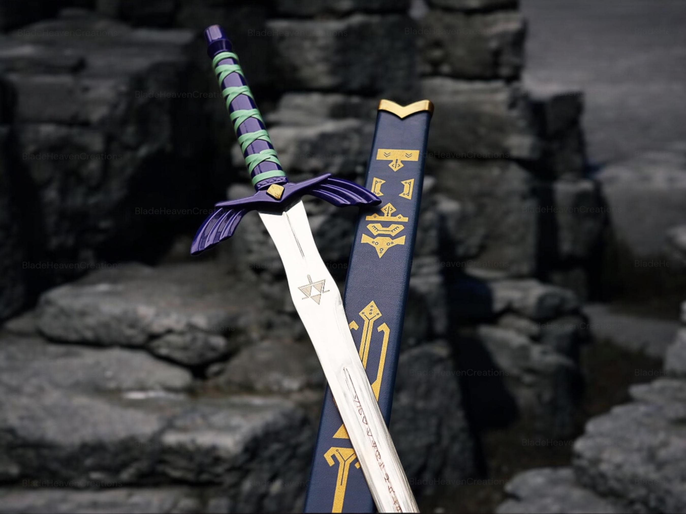 SHINY CRAFTS Viking Sword - 40 Inch Handmade D2 Steel Full Tang Battle Ready Sword