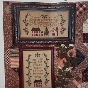 Cinnamon Heart Needleworks RASPBERRY BRAMBLE Cross Stitch Pattern