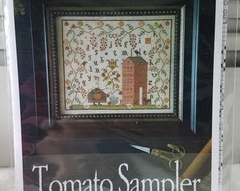 Plum Street Samplers Tomato Sampler Cross Stitch Pattern