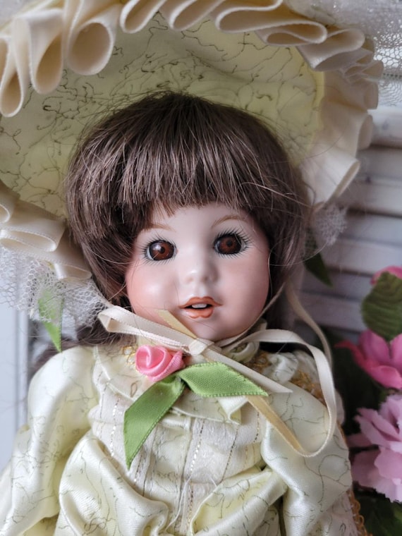 10 Inch Antique French Repro SFBJ 247 Twirp Bisque Head - Compo BJ