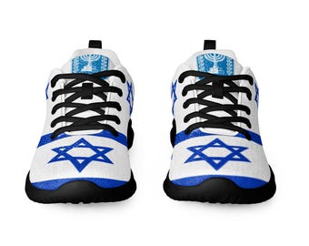 Zapatillas deportivas con la bandera de Israel para hombre
