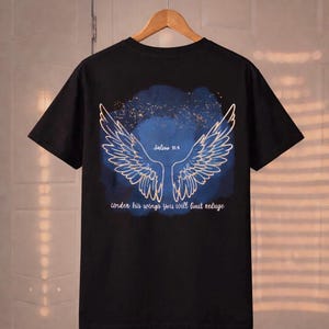 Koszulka unisex Dios Es Mi Refugio Comfort Colors – Salmo 91.4