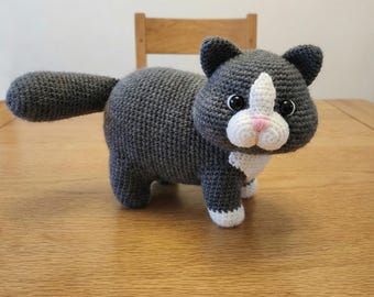 Chubby British Cat Crochet Pattern Amigurumi