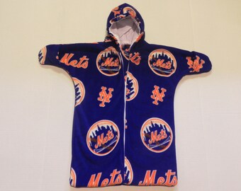 MLB New York METS printed fleece Baby Bunting Coat, Baby Sac   0 to 6 months