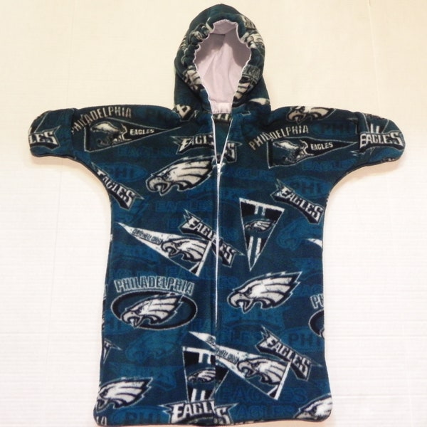 NFL PHILADELPHIA EAGLES Printed fleece Baby snuggy Bunting Coat  Newborn 0 to 6 months