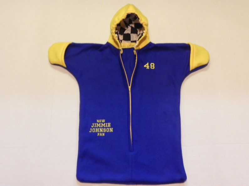 NASCAR JIMMIE JOHNSON #48 fleece Baby Snuggy Bunting Coat Fits Newborn 0 to 6 months