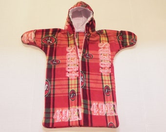 NFL SAN FRANCISCO 49ers Printed Fleece Baby Snuggy Bunting Coat, Baby Sac   0 to 6 months