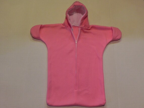 baby girl fleece bunting