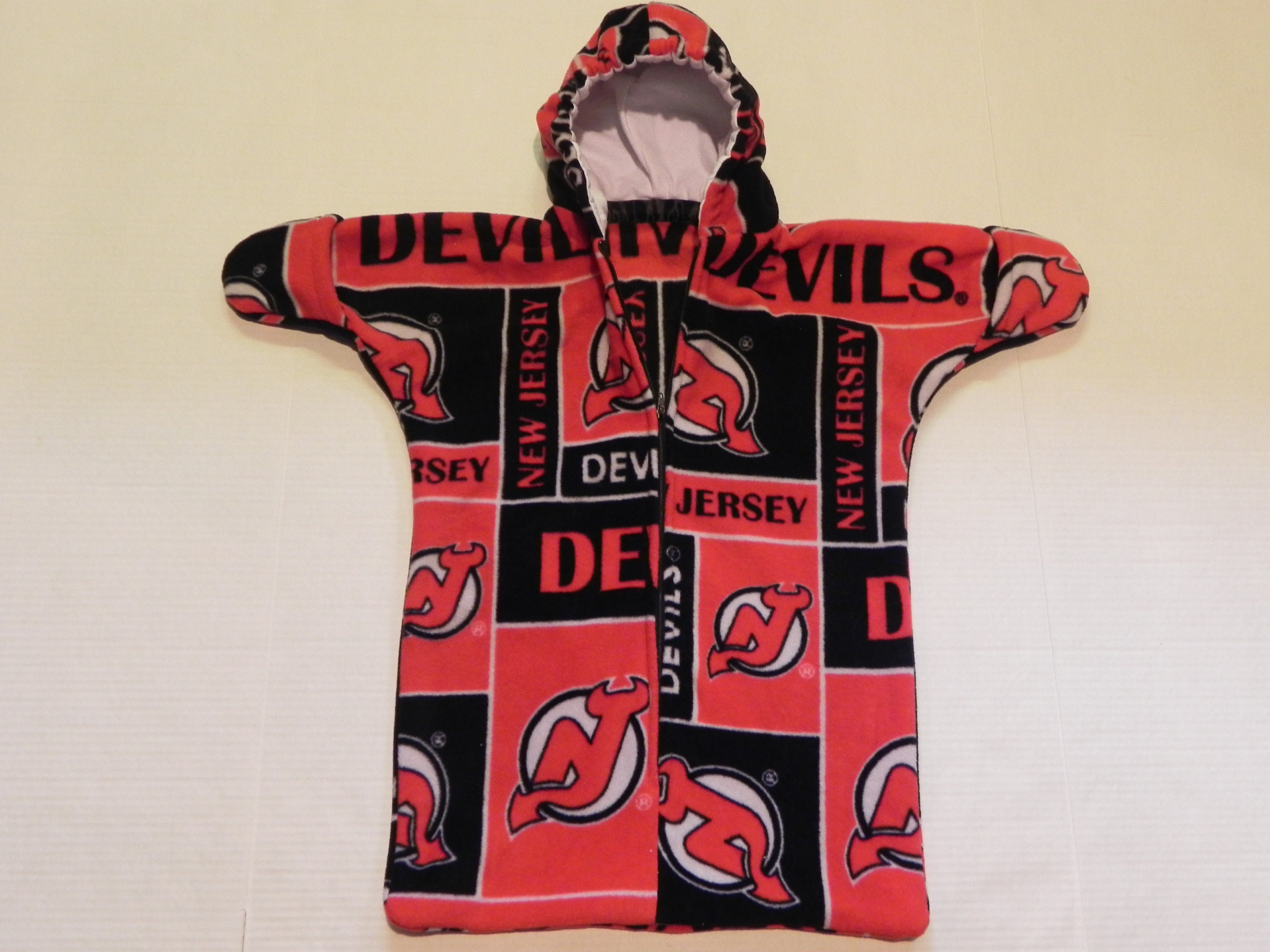 Newborn & Infant Black New Jersey Devils Let's Go Team Bodysuit
