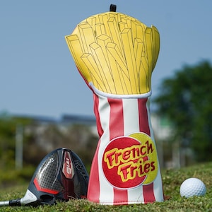 Funny French Fries Driver Headcover Golf Club Head Cover Protector Fits up to 460cc