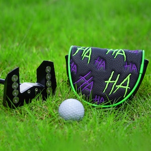 Funda para cabeza de putter L.A.B Golf DF3/OZ.1, funda para cabeza de golf HAHA Why So Serious, regalo de golf