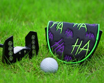 L.A.B Golf DF3/OZ.1 putter head cover, HAHA Why So Serious Golf Head Cover,  Golf gift