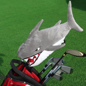 Shark Golf Club Animal Driver Head Cover Headcover Plush Funny Golf Club Head Protector