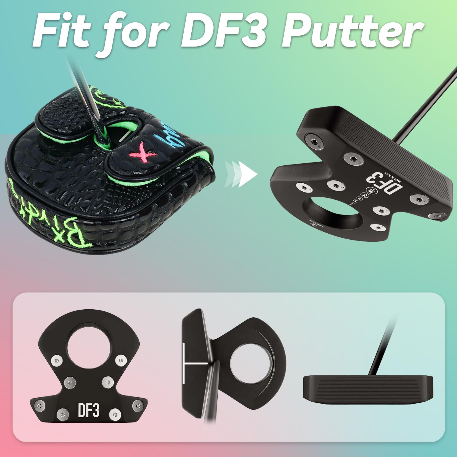 Copricapo LAB DF3 Per Putter - End Over End Golf - Chiusura Magnetica Per Una Protezione Elegante