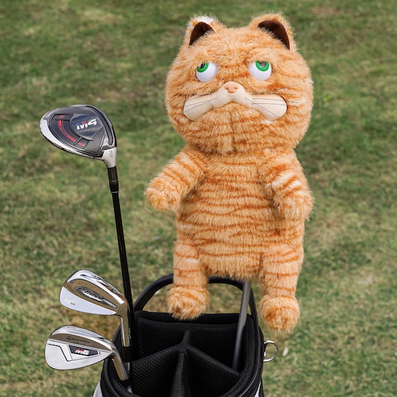 Garfield Cat Cute Golf Headcovers, Head Cover for Driver, Golf