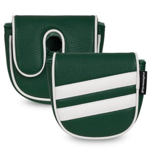 LAB DF3 & OZ1 Green White Stripes Center Shaft Mallet Putter Headcover Head Cover, Protector Case, Magnetic Closure, golf gift image 5