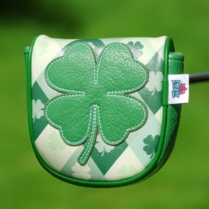 LAB DF3 Clover Mallet Putter Head Cover for Center Shaft Putters Magnetic Closure