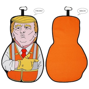 Trump Golf Towel - Political Golf Accessory, Funny Gift for Golfers, Satirical Golf Towel, Trump Supporter Merchandise, Golf Towel