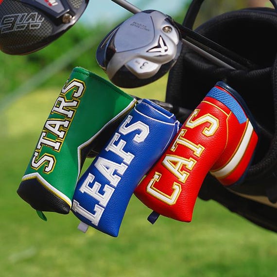 NHL Golf Club Blade Putter Headcover Cover Magnetic Closure