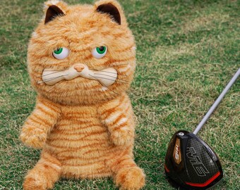 Garfield Cat Cute Golf Headcovers, Head Cover for Driver, Golf
