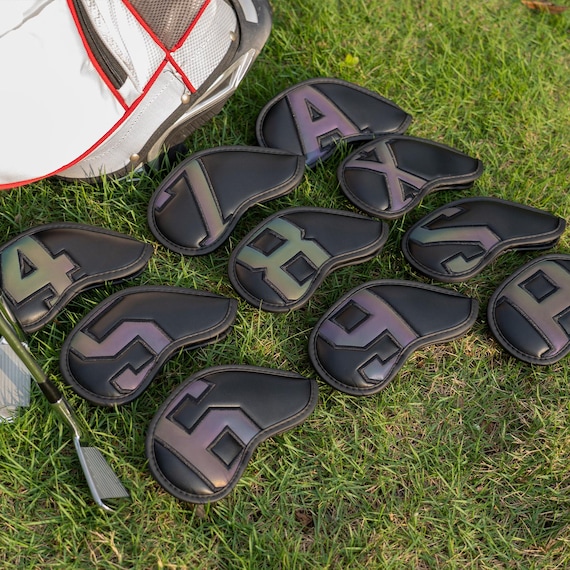 LZFAN Copritesta per mazze da golf, copertura per mazza da golf, copertura per mazza da golf, copertura ibrida per mazze da golf, con orsetto di birra (3 pezzi (1.F.H