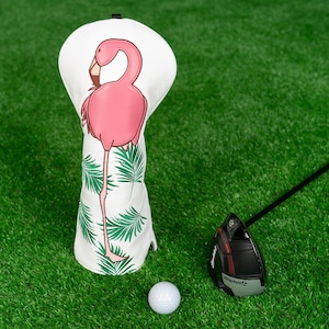 Flamingo Golf Driver Fairway Wood Hybrid  Headcover Head Cover