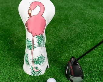 Flamingo Golf Driver Fairway Wood Hybrid  Headcover Head Cover