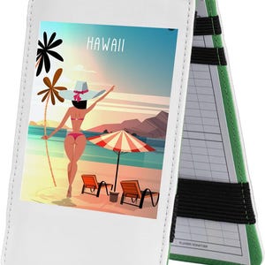 Personalized Image Golf Scorecard Holder Yardage Book Cover Custom Image Golf Scorecard & Yardage Book Holder Christmas Gift Golf Gift
