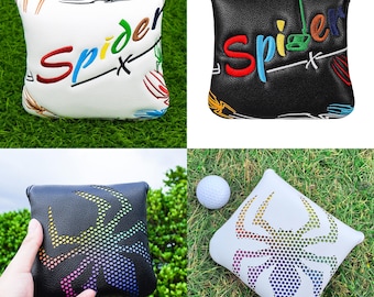 Pokrowiec na putter Spider X /Tour Square Mallet, pokrowiec na główkę golfową, prezent dla golfisty