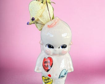 Kewpie Bud Vase Imperfect