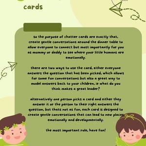 Schede di conversazione stampabili Chatter Time per bambini / Gioco di abilità sociali / Divertente argomento di conversazione in famiglia / Sviluppo del linguaggio e della parola