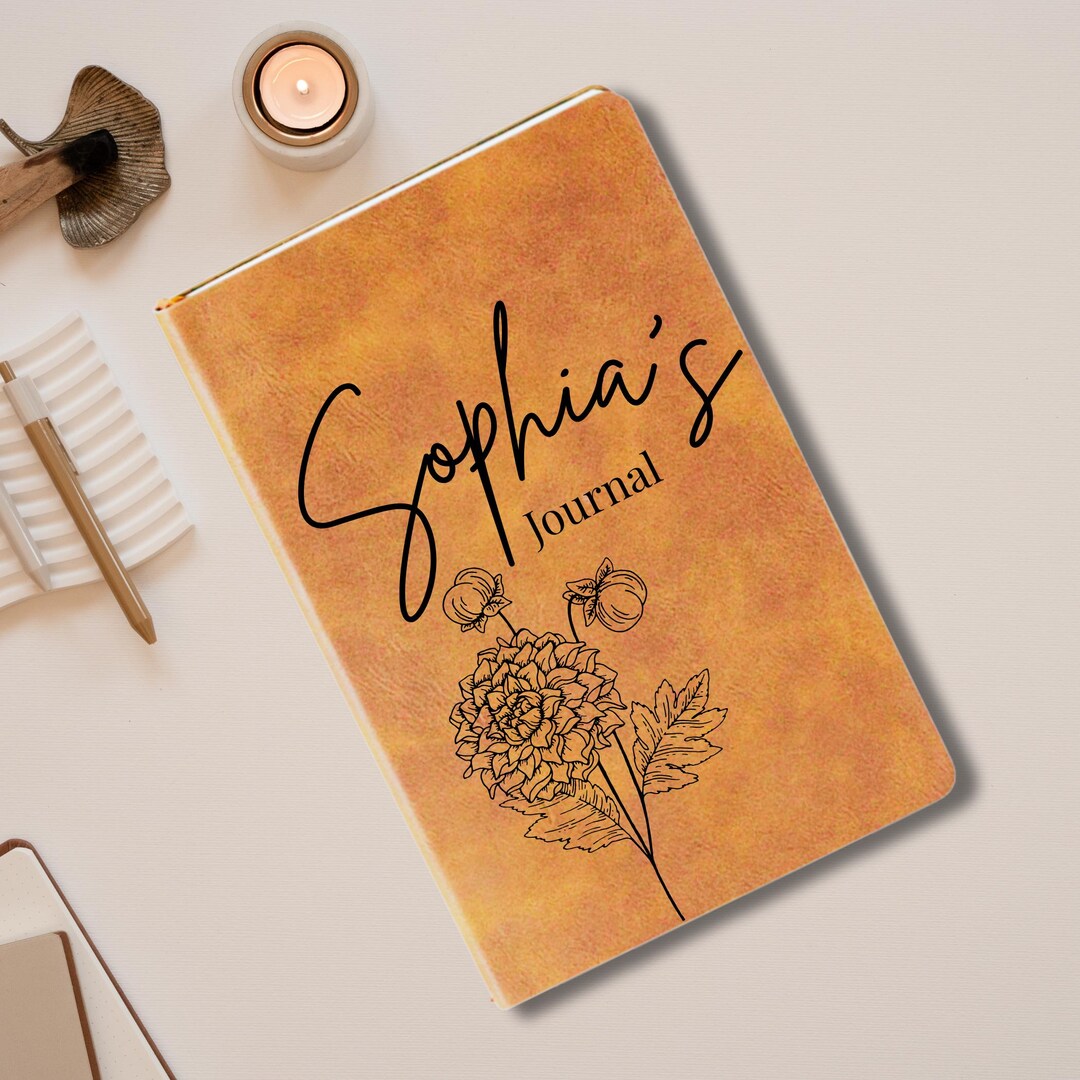 Personalized Laser Engraved Softcover Journal – Custom Name, Title ...