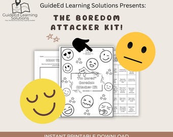 Boredom Jar Prompts, Writing Prompts, Screen-Free Activities for Kids, Bingo for Kids